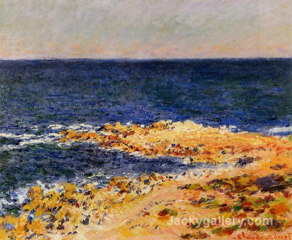 The Big Blue at Antibes by Claude Monet paintings reproduction